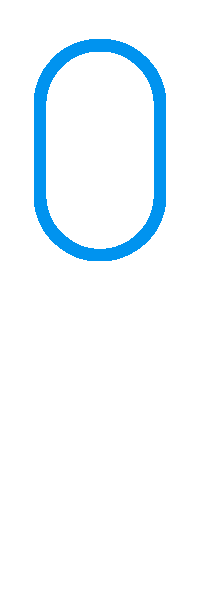 scroll mouse animation blue
